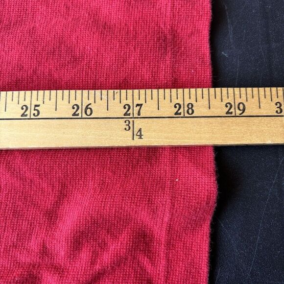 Men's XL Red Polo Ralph Lauren 1/4 Zip Short Sleeve Pull Over Black Pony - Picture 4 of 5